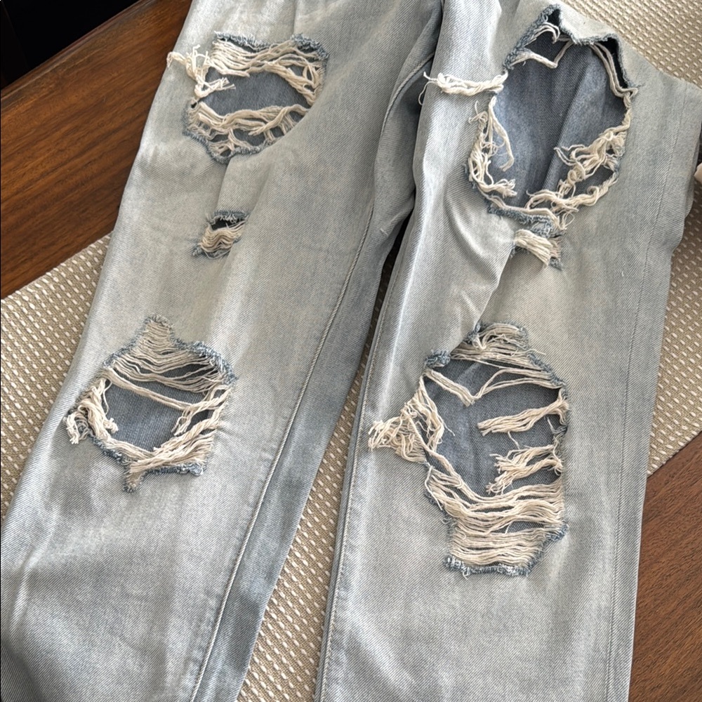 KanCan Light Blue Ripped Jeans - Picture 2 of 3